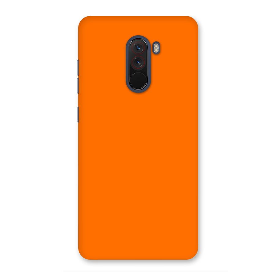 Mac Orange Back Case for Poco F1