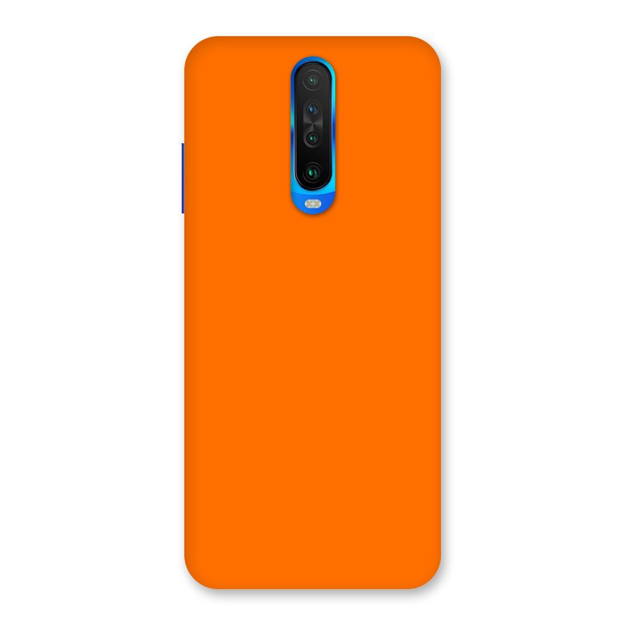 Mac Orange Back Case for Poco X2