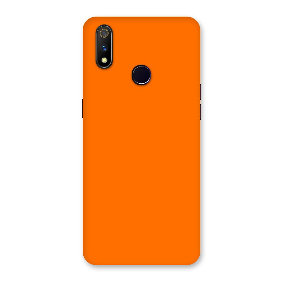Mac Orange Back Case for Realme 3 Pro