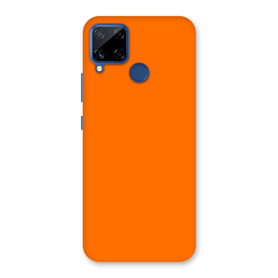 Mac Orange Back Case for Realme C15