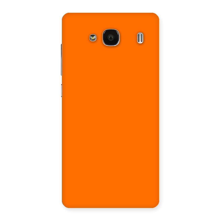 Mac Orange Back Case for Redmi 2 Prime