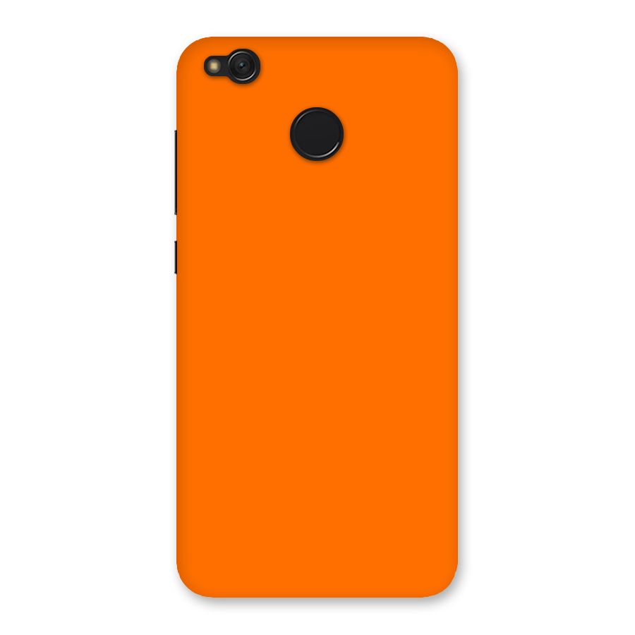 Mac Orange Back Case for Redmi 4
