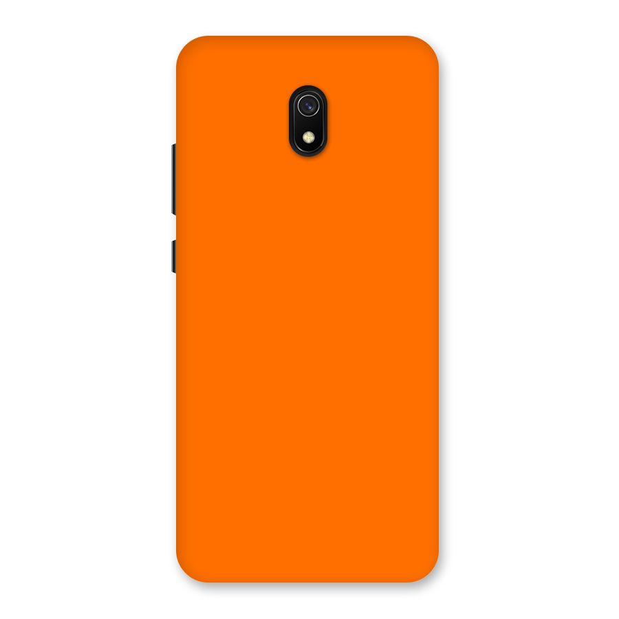 Mac Orange Back Case for Redmi 8A