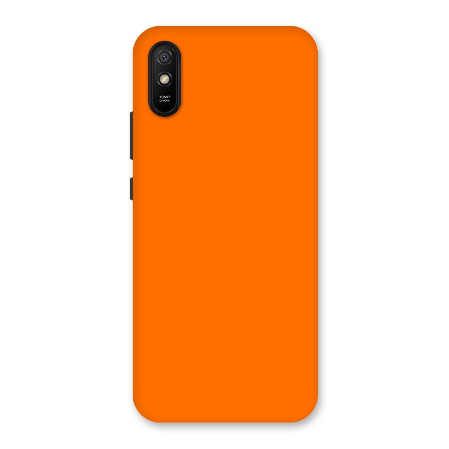Mac Orange Back Case for Redmi 9A