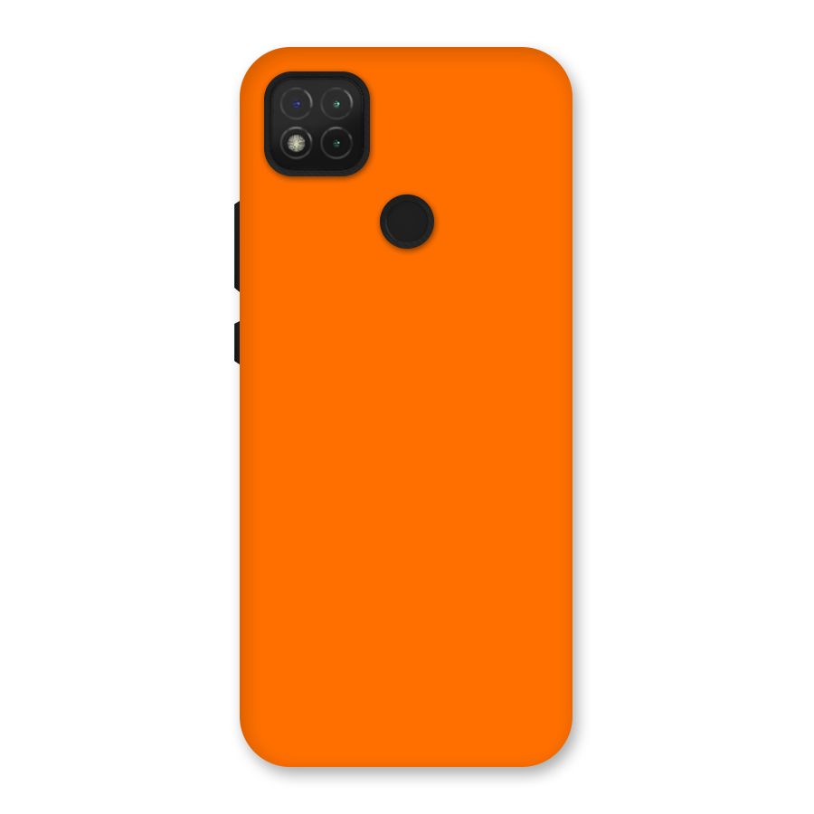 Mac Orange Back Case for Redmi 9C