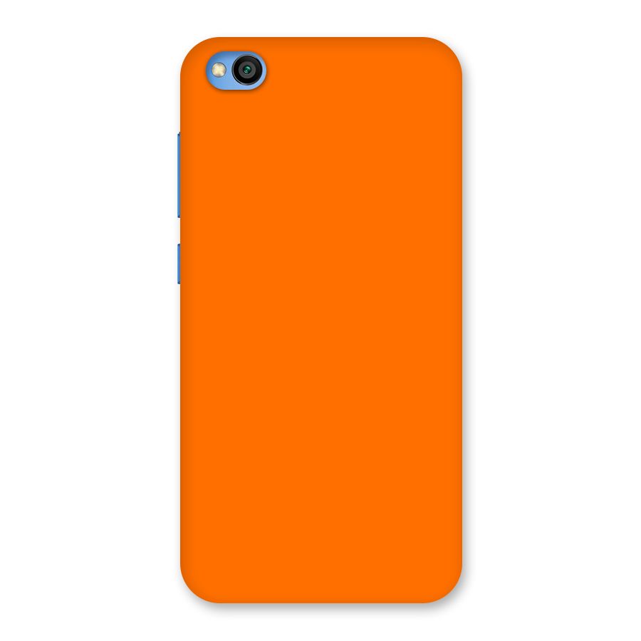 Mac Orange Back Case for Redmi Go