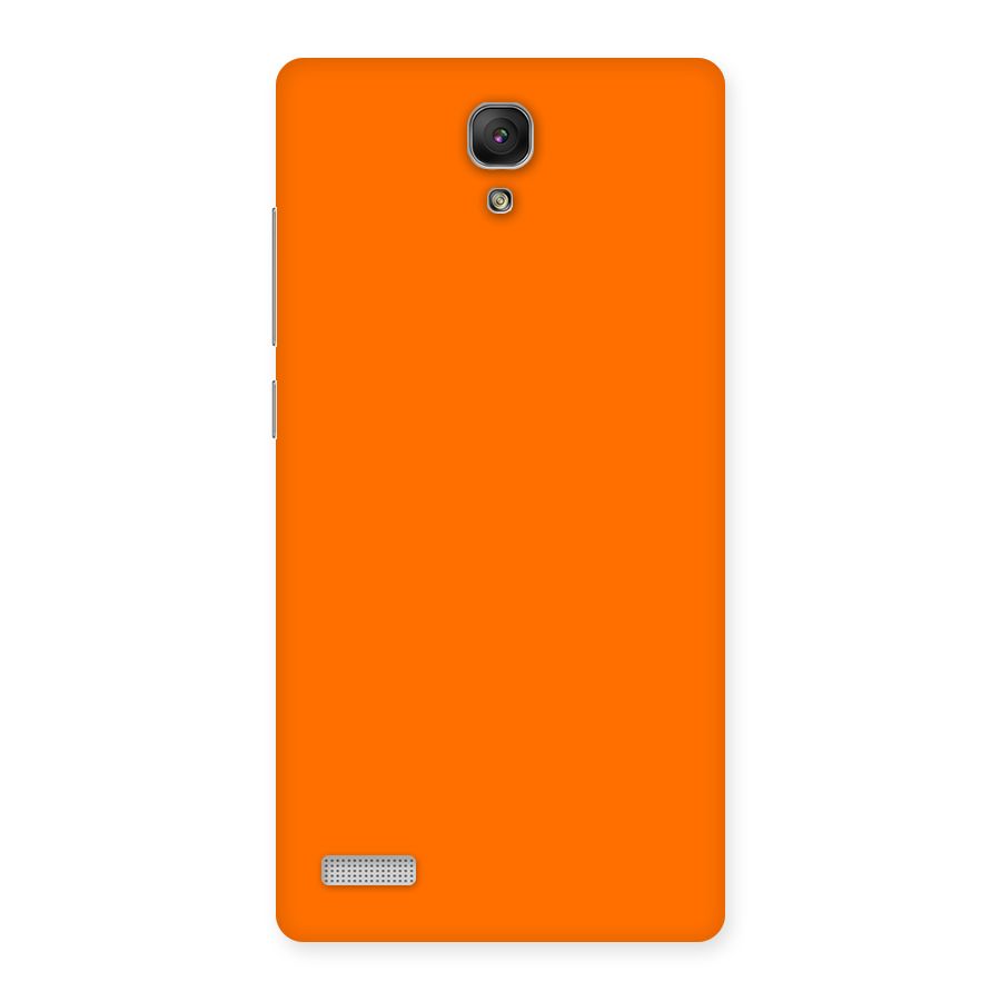 Mac Orange Back Case for Redmi Note