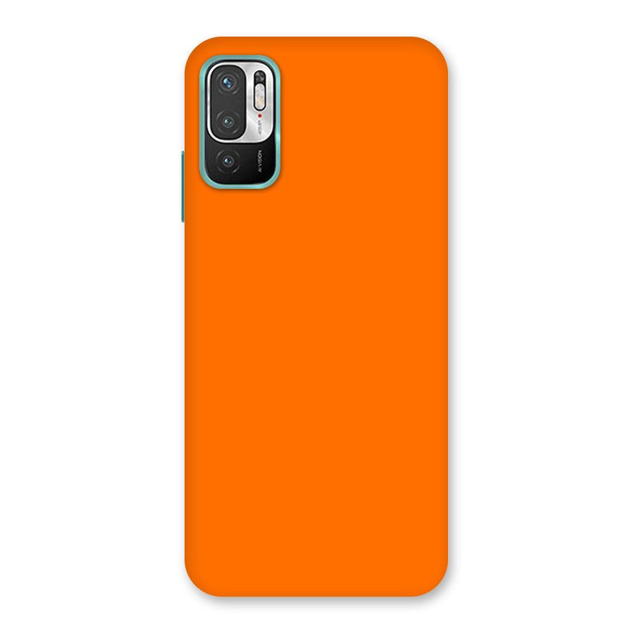 Mac Orange Back Case for Redmi Note 10T 5G