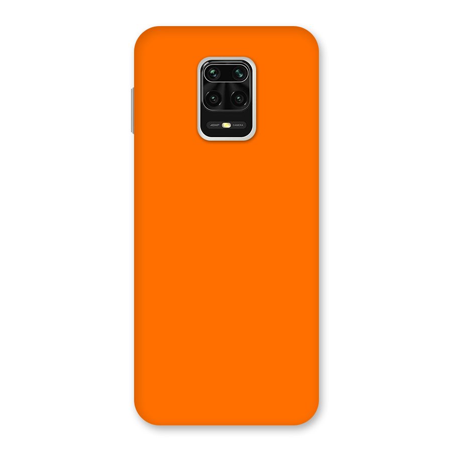 Mac Orange Back Case for Redmi Note 9 Pro