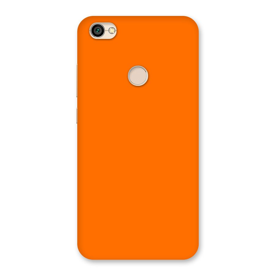 Mac Orange Back Case for Redmi Y1 2017
