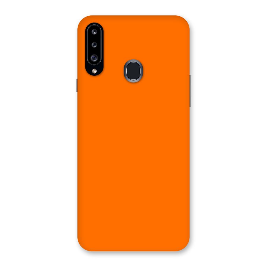 Mac Orange Back Case for Samsung Galaxy A20s