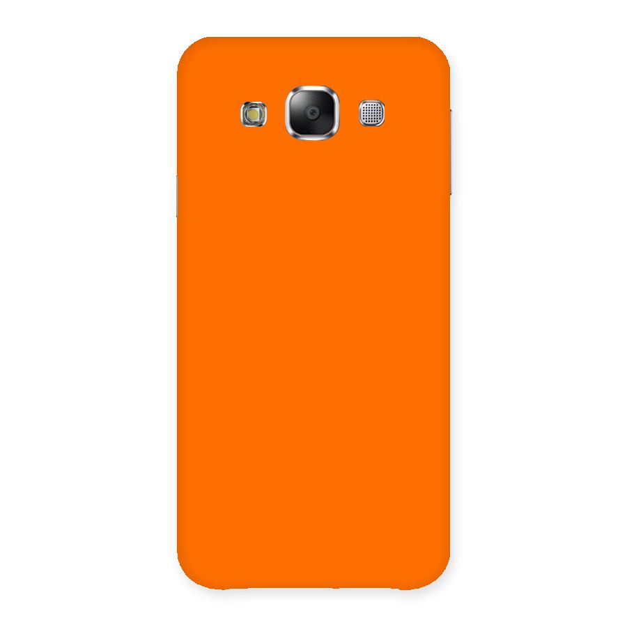 Mac Orange Back Case for Samsung Galaxy E5