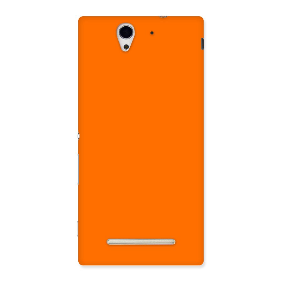 Mac Orange Back Case for Sony Xperia C3
