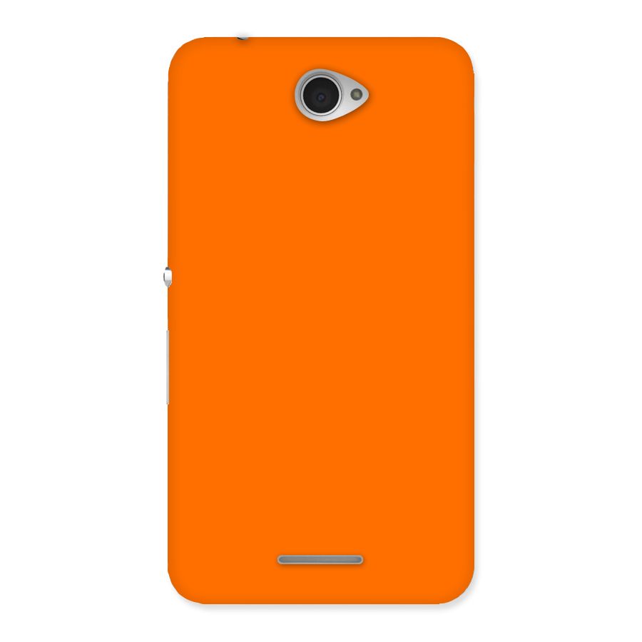 Mac Orange Back Case for Sony Xperia E4