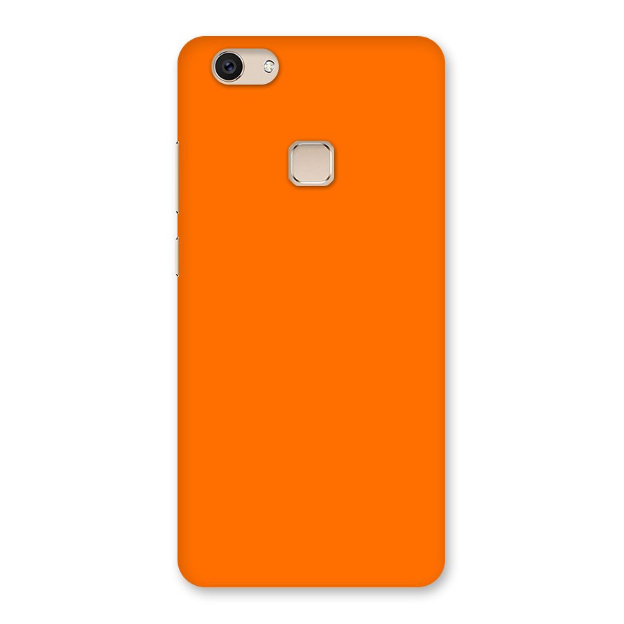 Mac Orange Back Case for Vivo V7