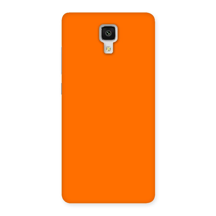 Mac Orange Back Case for Xiaomi Mi 4