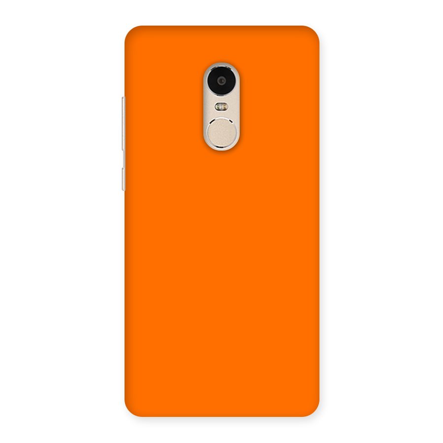 Mac Orange Back Case for Xiaomi Redmi Note 4
