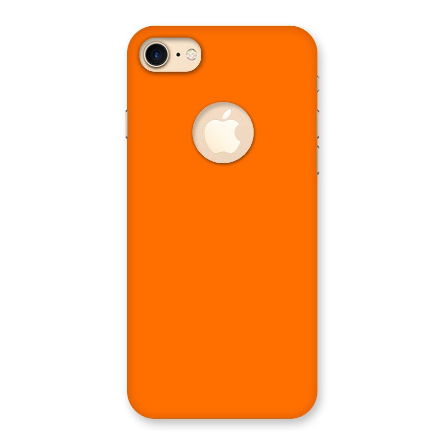 Mac Orange Back Case for iPhone 7 Logo Cut