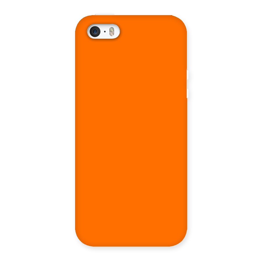 Mac Orange Back Case for iPhone SE