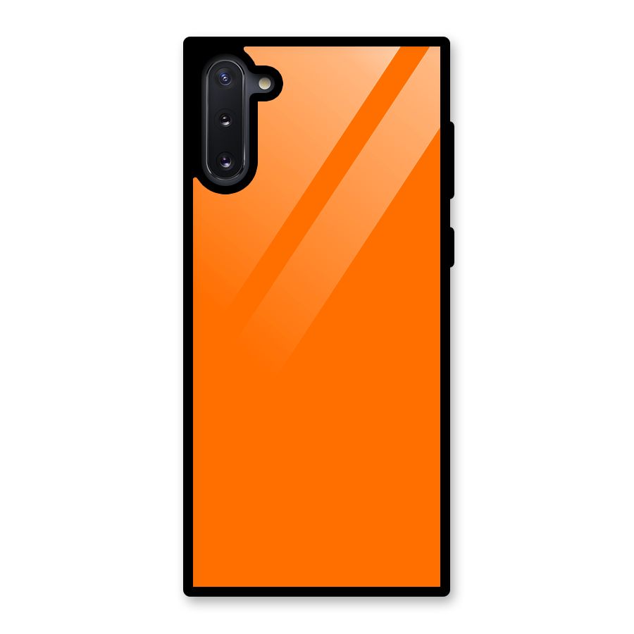 Mac Orange Glass Back Case for Galaxy Note 10