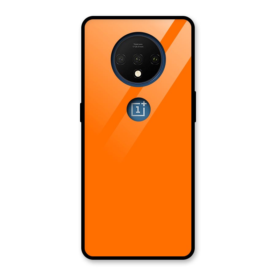 Mac Orange Glass Back Case for OnePlus 7T