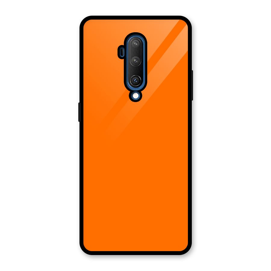 Mac Orange Glass Back Case for OnePlus 7T Pro
