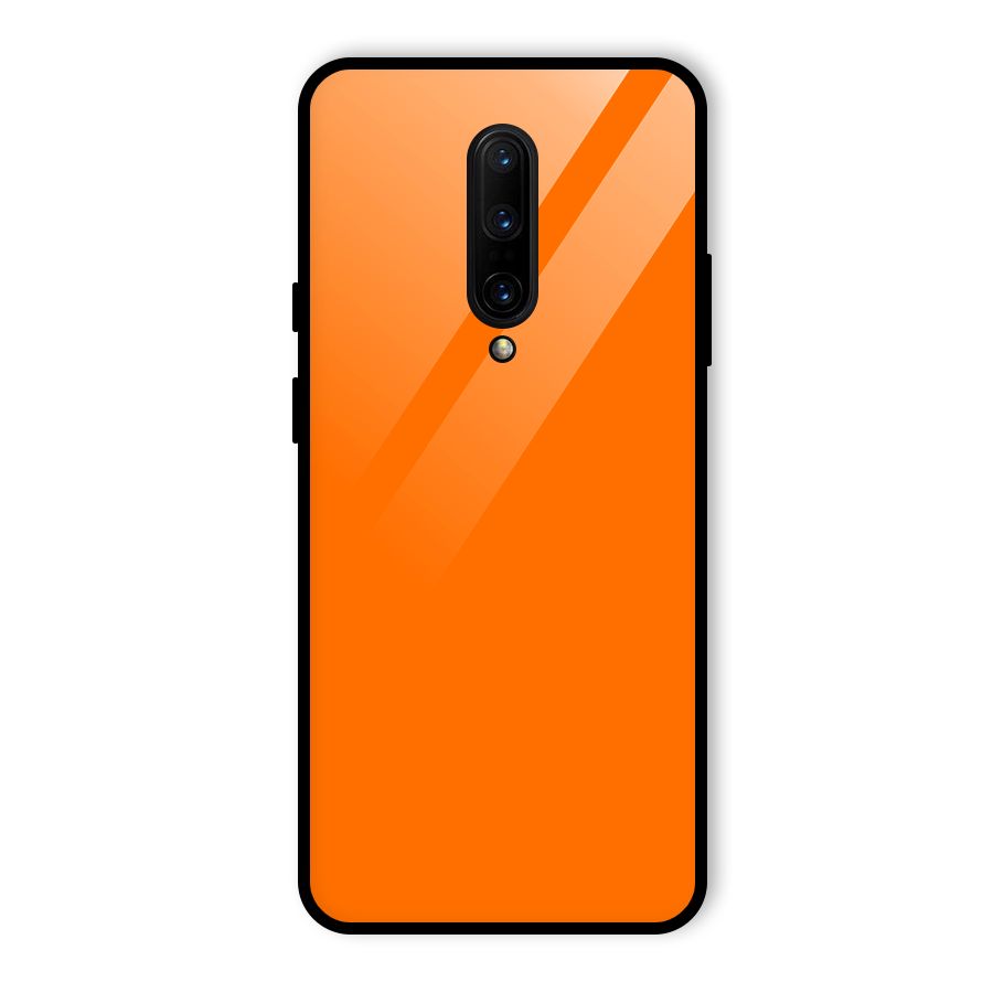 Mac Orange Glass Back Case for OnePlus 7 Pro