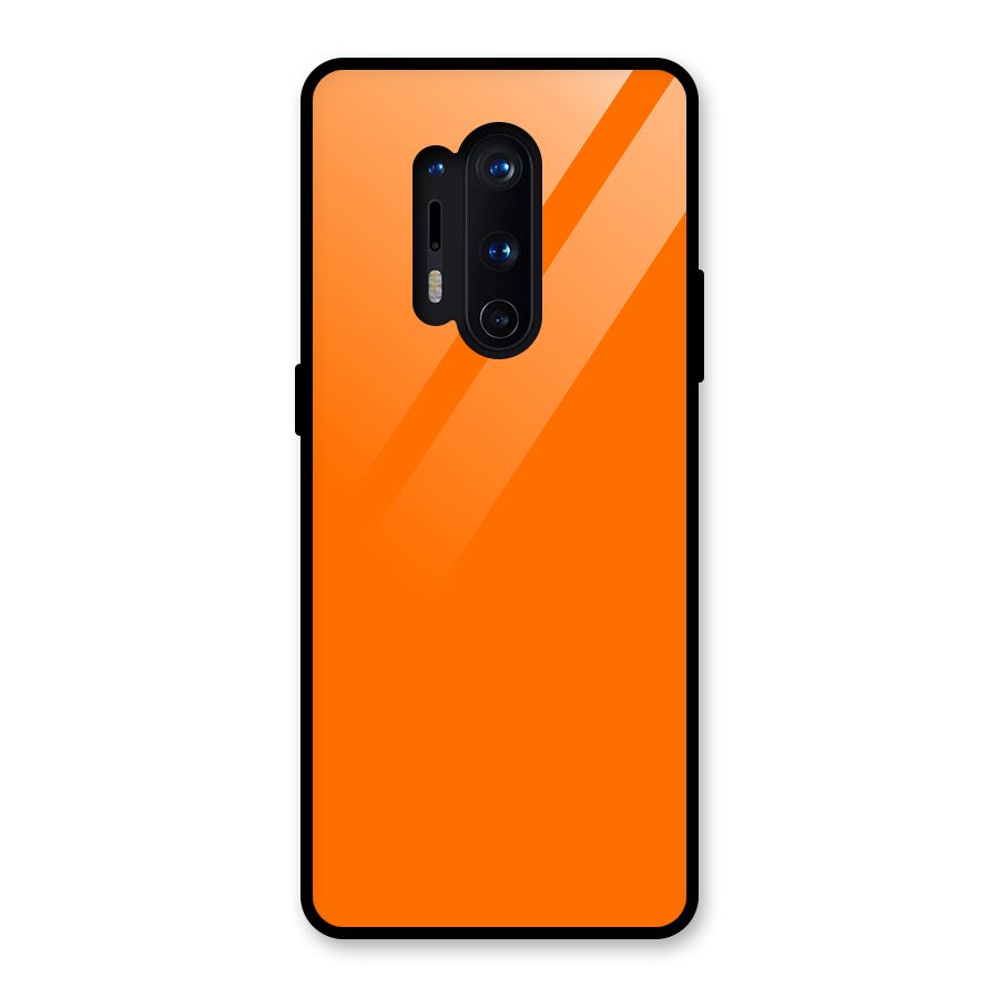 Mac Orange Glass Back Case for OnePlus 8 Pro