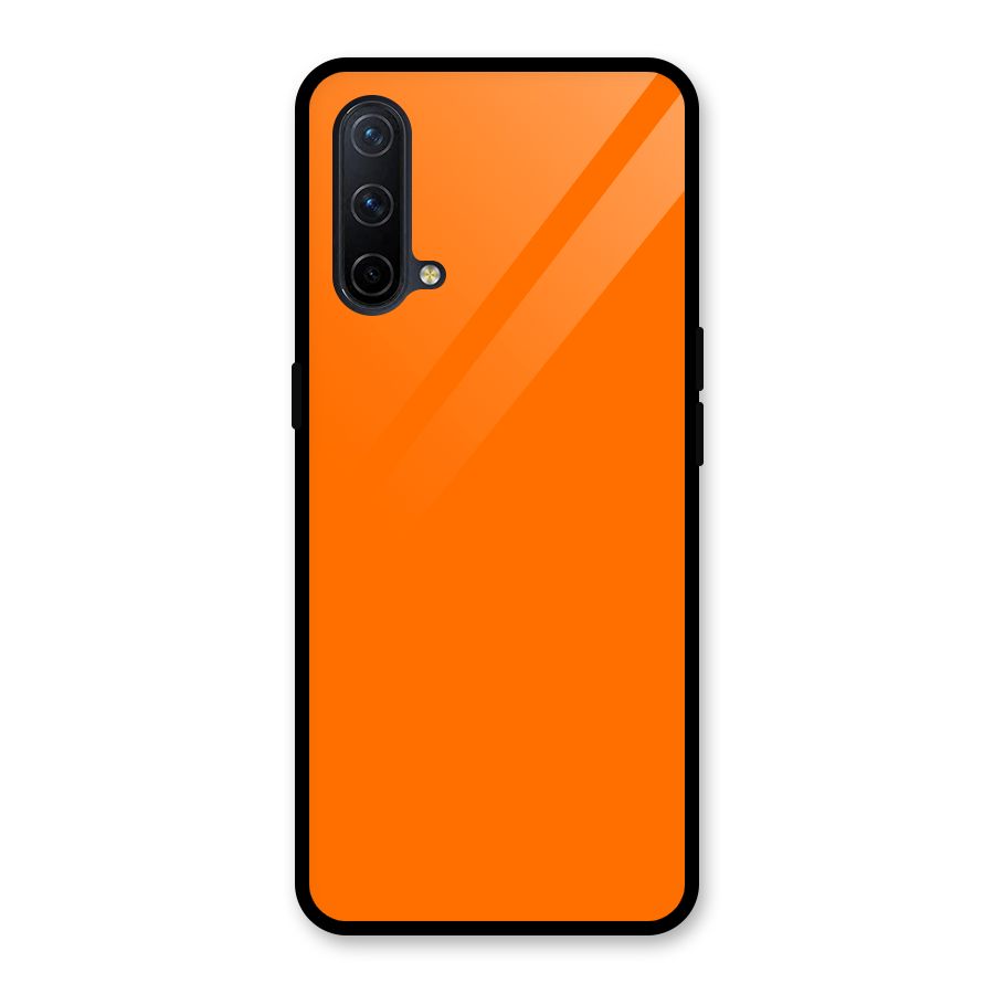 Mac Orange Glass Back Case for OnePlus Nord CE 5G