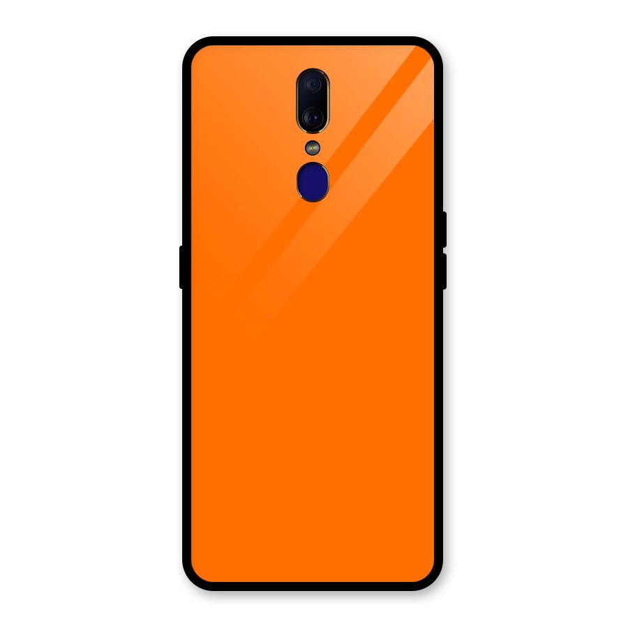 Mac Orange Glass Back Case for Oppo F11