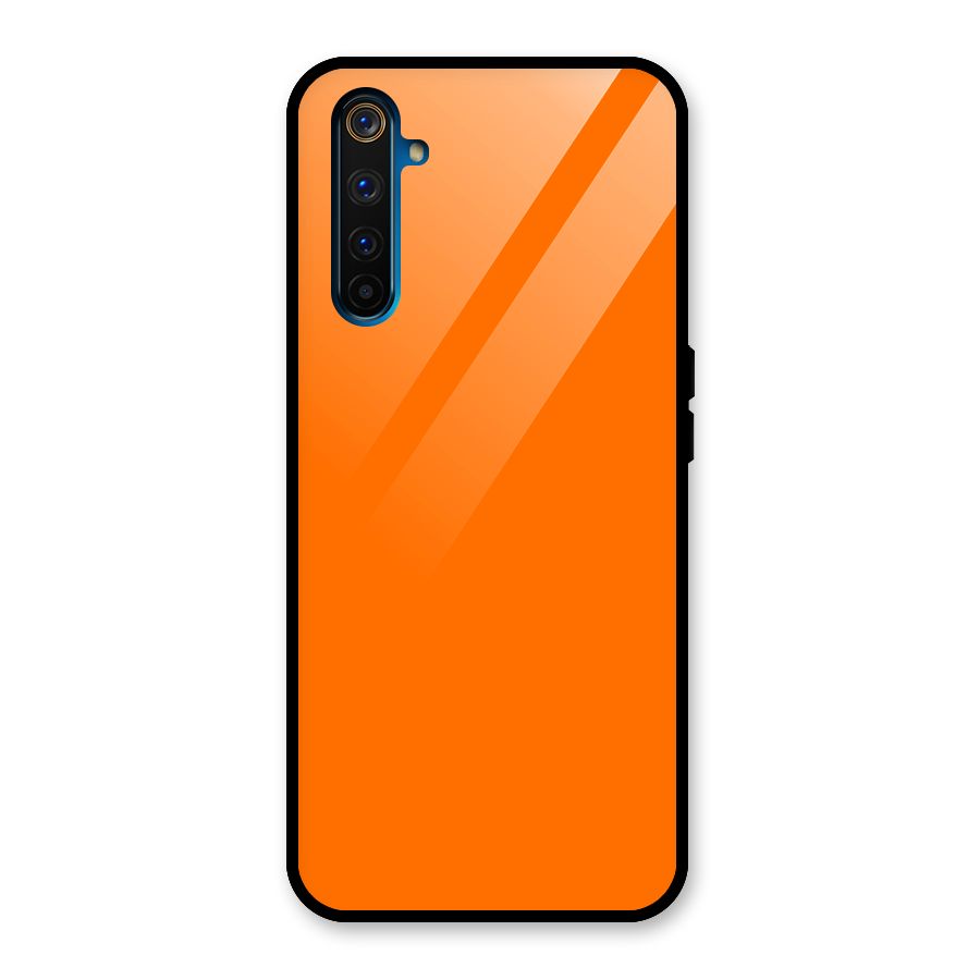 Mac Orange Glass Back Case for Realme 6 Pro