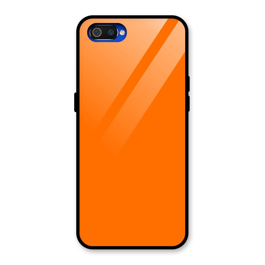 Mac Orange Glass Back Case for Realme C2