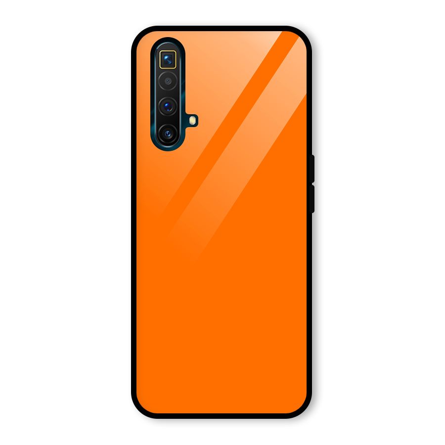 Mac Orange Glass Back Case for Realme X3