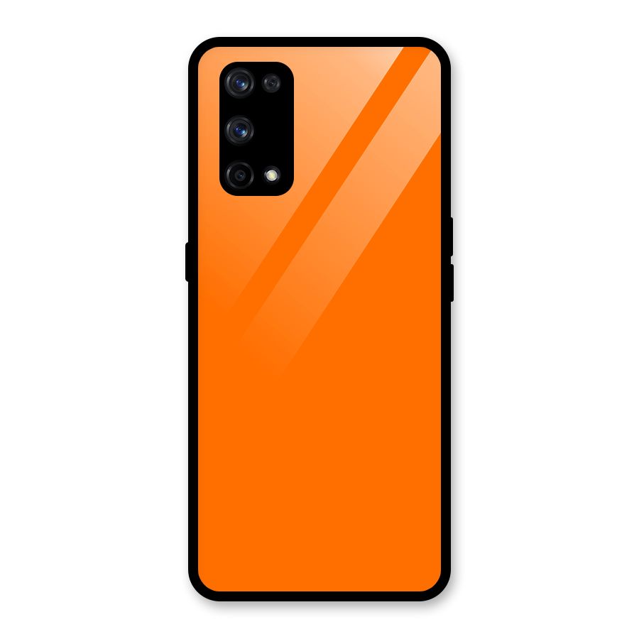 Mac Orange Glass Back Case for Realme X7 Pro