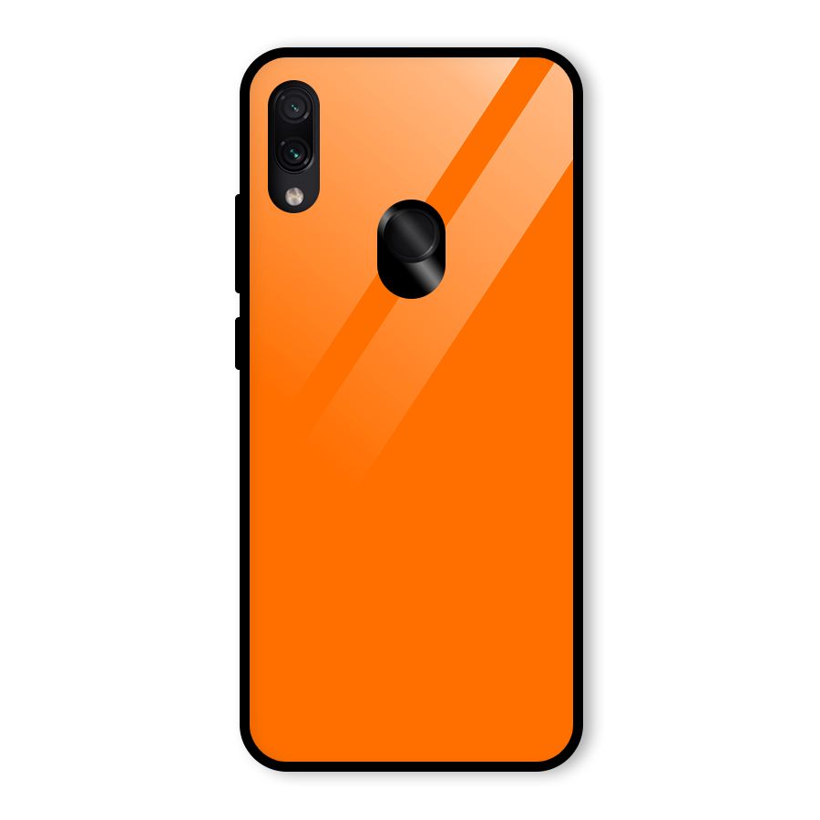 Mac Orange Glass Back Case for Redmi Note 7S