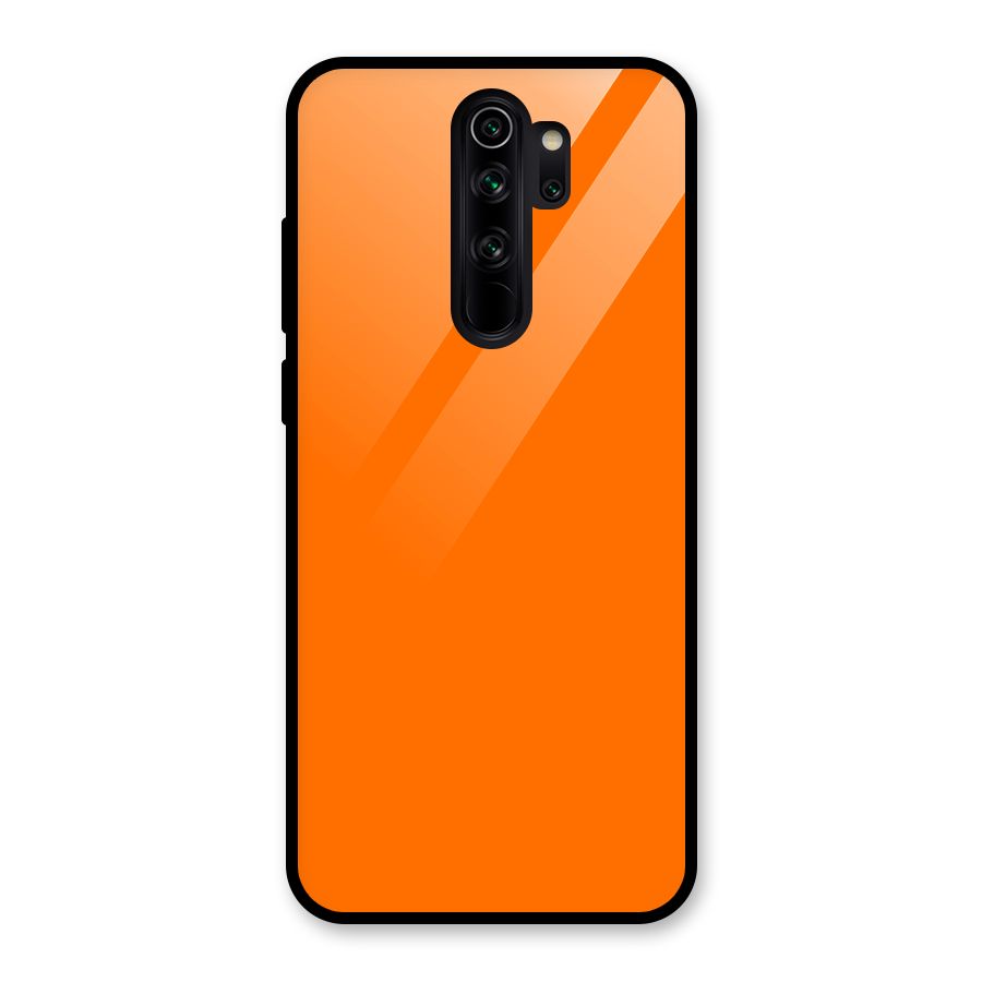 Mac Orange Glass Back Case for Redmi Note 8 Pro