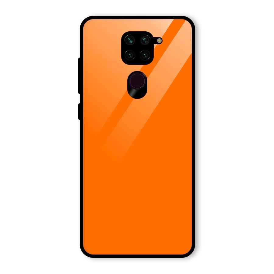 Mac Orange Glass Back Case for Redmi Note 9