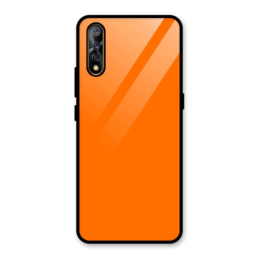 Mac Orange Glass Back Case for Vivo S1