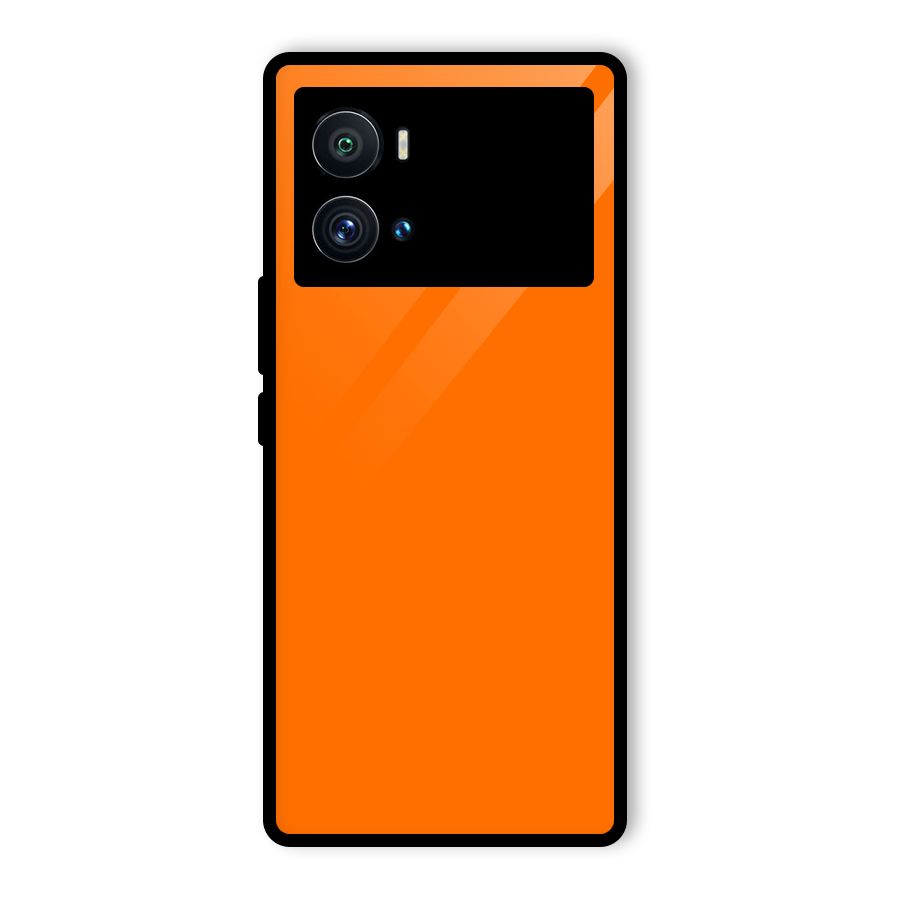 Mac Orange Glass Back Case for Vivo iQOO 9 Pro