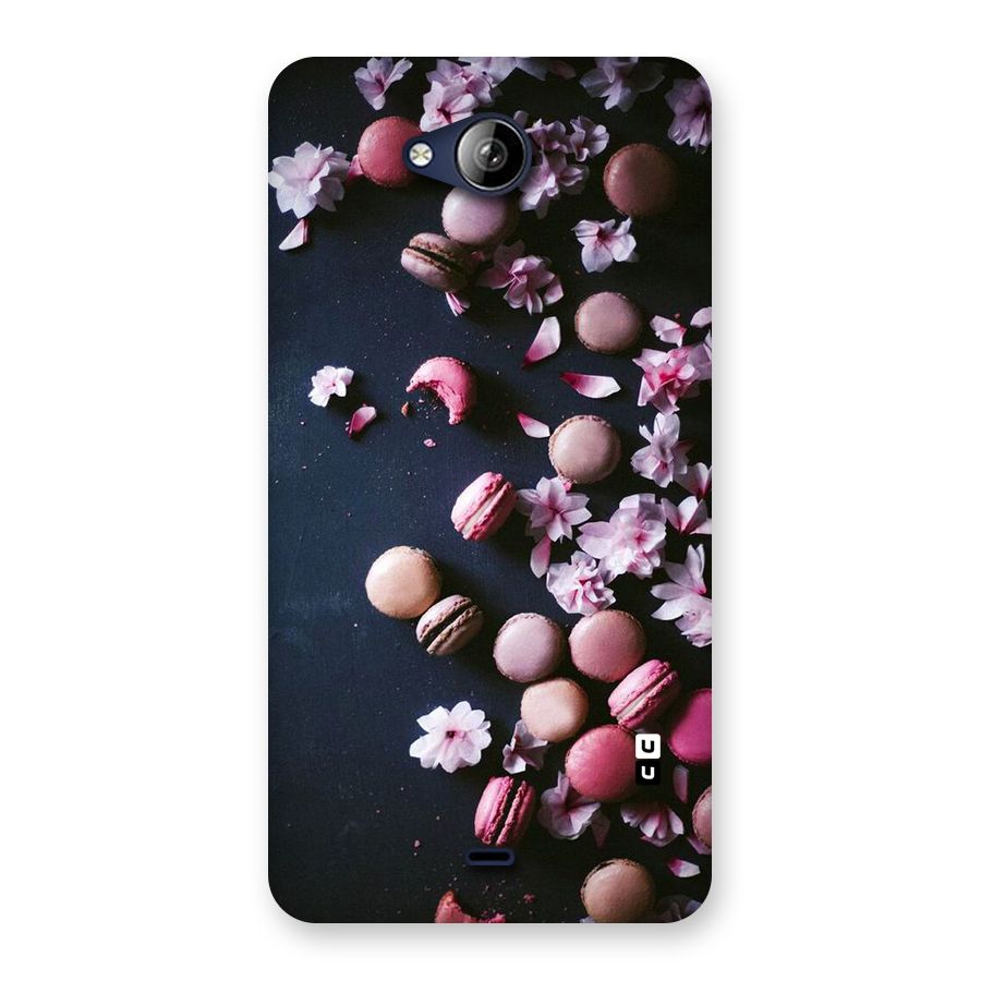 Macaroons And Cheery Blossoms Back Case for Canvas Play Q355