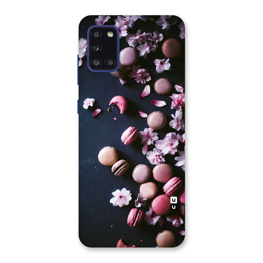 Macaroons And Cheery Blossoms Back Case for Galaxy A31