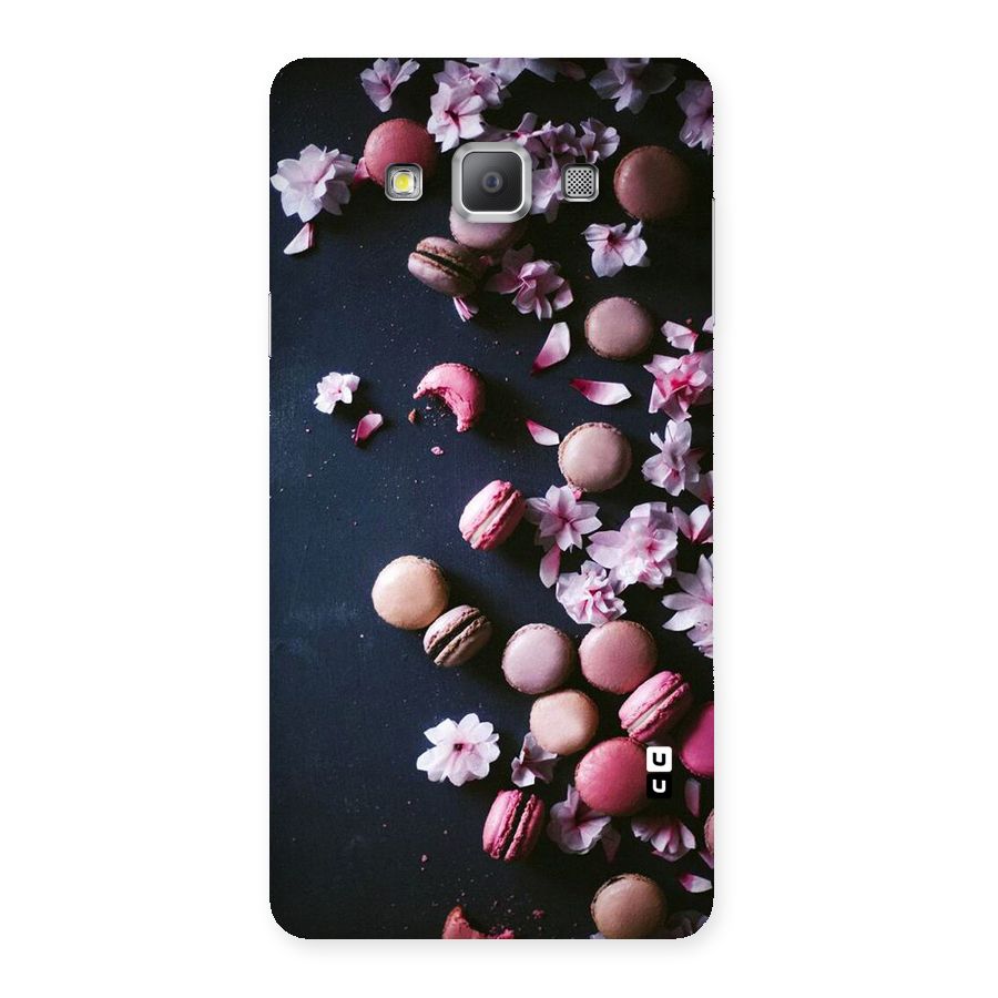 Macaroons And Cheery Blossoms Back Case for Galaxy A7