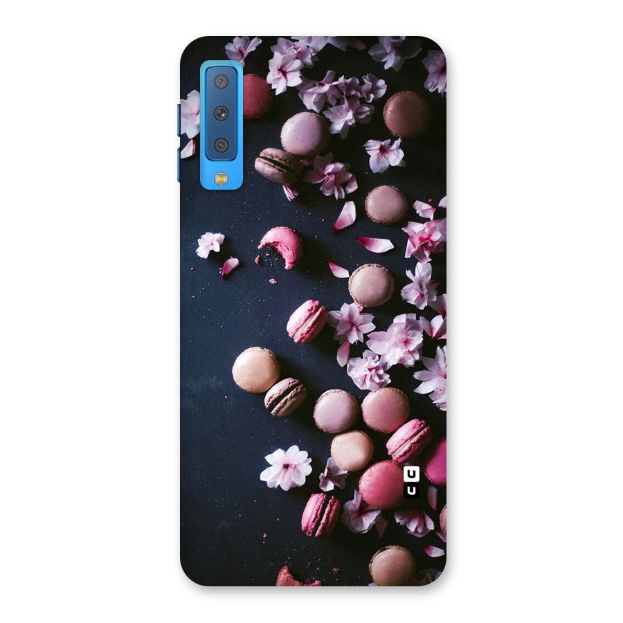 Macaroons And Cheery Blossoms Back Case for Galaxy A7 (2018)