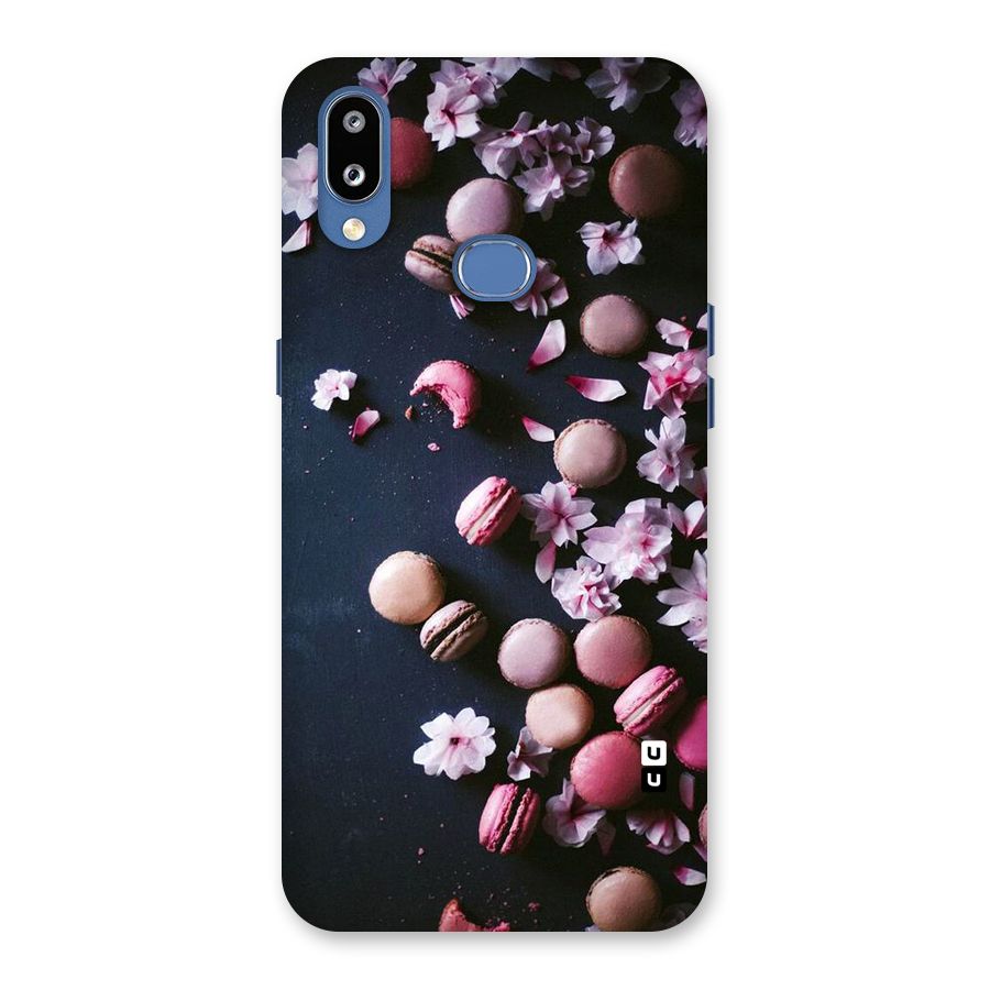 Macaroons And Cheery Blossoms Back Case for Galaxy M01s