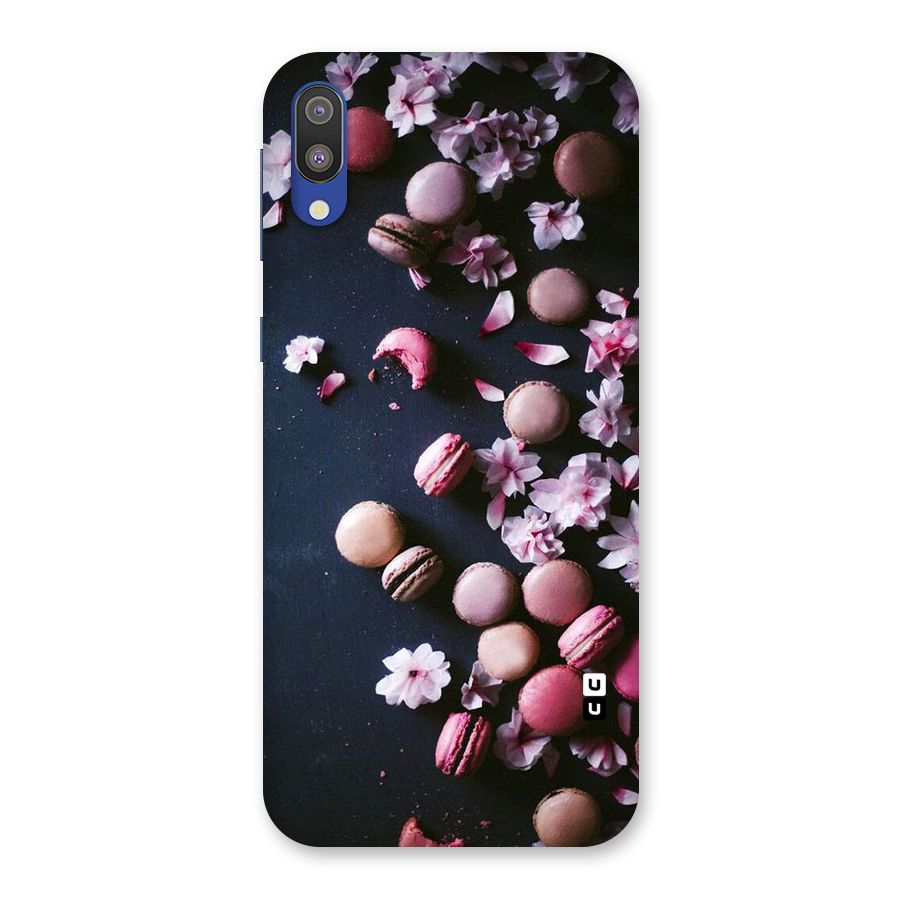 Macaroons And Cheery Blossoms Back Case for Galaxy M10