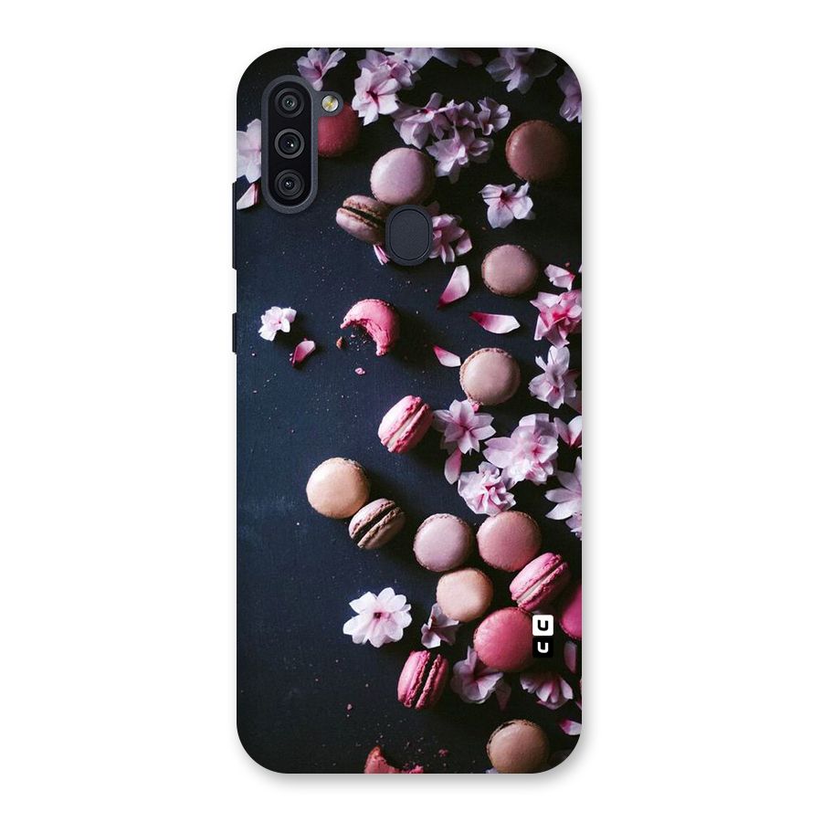 Macaroons And Cheery Blossoms Back Case for Galaxy M11