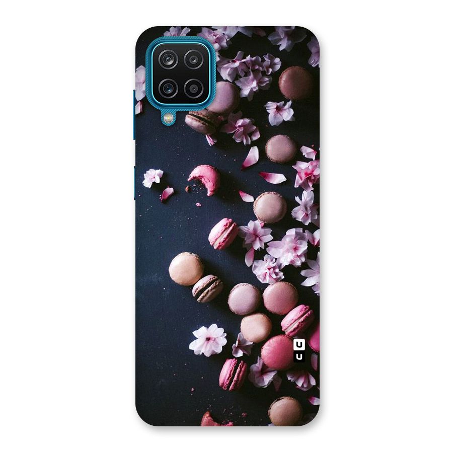 Macaroons And Cheery Blossoms Back Case for Galaxy M12