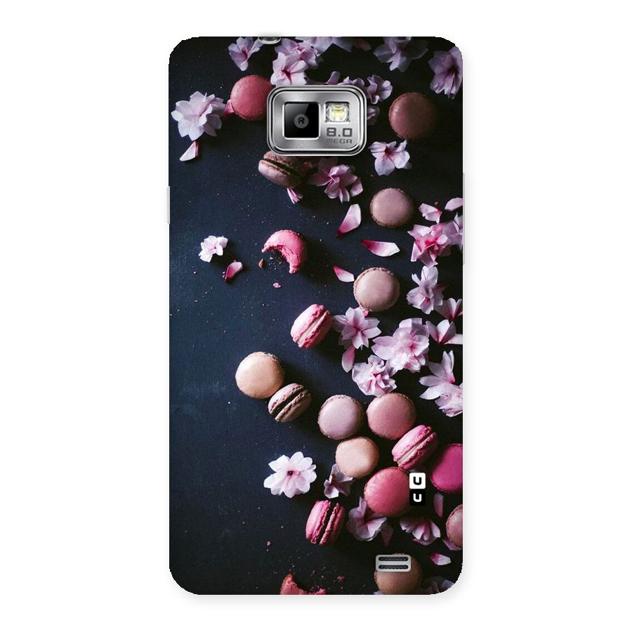 Macaroons And Cheery Blossoms Back Case for Galaxy S2