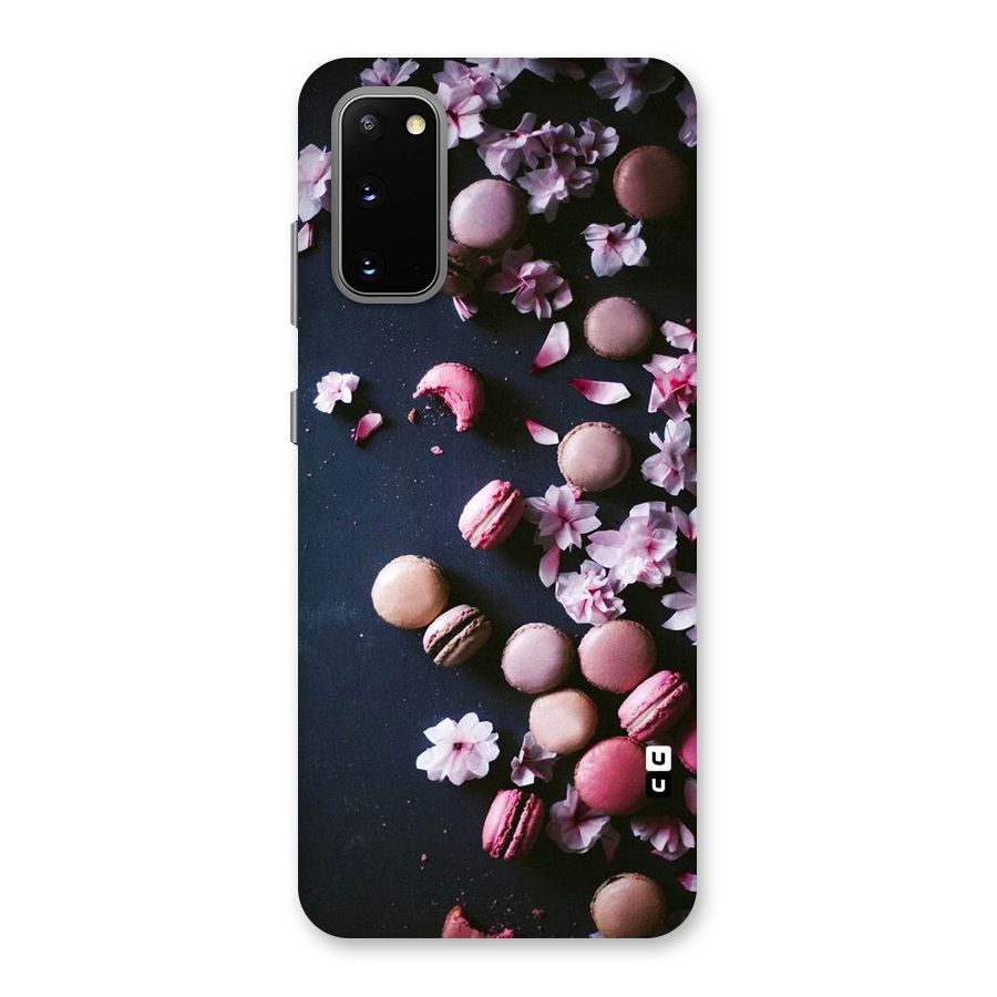 Macaroons And Cheery Blossoms Back Case for Galaxy S20