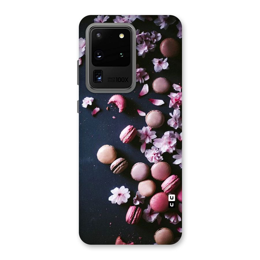 Macaroons And Cheery Blossoms Back Case for Galaxy S20 Ultra
